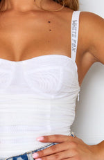 High Roller Bodysuit White