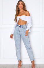 J'Adore Crop White