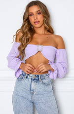 J'Adore Crop Lilac