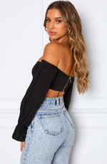 J'Adore Crop Black