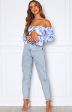 J'Adore Crop Fleur Print