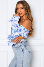 J'Adore Crop Fleur Print