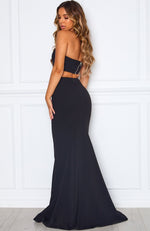 Steal The Night Maxi Skirt Black