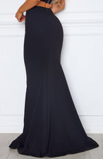 Steal The Night Maxi Skirt Black