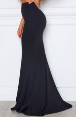 Steal The Night Maxi Skirt Black