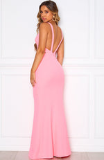 Cannes Gown Neon Pink