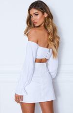 J'Adore Crop White