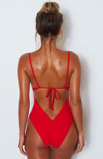 Playa Del Ray One Piece Red