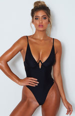 Playa Del Ray One Piece Black