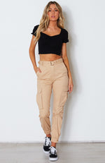 Rocky Cargo Pants Beige