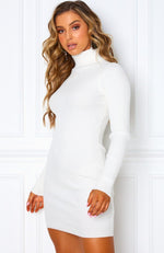 New Yorker Knit Dress White