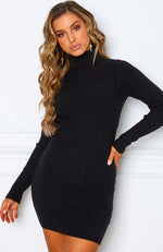 New Yorker Knit Dress Black