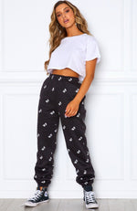 Monogram Sweatpants Black