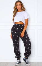 Monogram Sweatpants Black