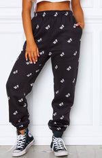 Monogram Sweatpants Black