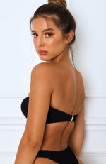 Candy Kiss Bikini Top Black