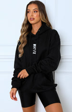 All In Oversized Hoodie Black