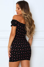 Force Of Nature Mini Dress Black Print