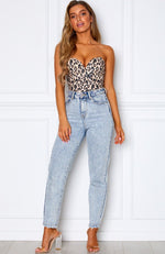 Full Hearts Bustier Leopard