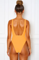 Poolside One Piece Tangerine