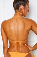 Newport Bikini Top Tangerine