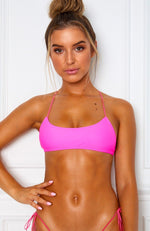 Daytona Bikini Top Neon Pink