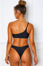 Hamptons Bikini Top Black