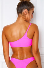 Hamptons Bikini Top Neon Pink