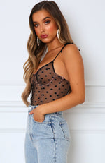 Cocktail Hour Bodysuit Black