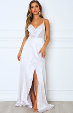 Leading Lady Maxi Dress Silver