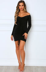 Lights On Mini Dress Black