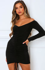 Lights On Mini Dress Black