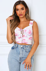 Break Even Bustier Pastel Rose