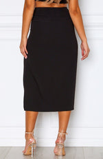 Caprioska Midi Skirt Black