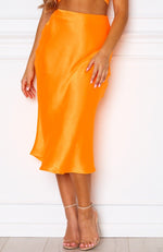 Margarita Midi Skirt Tangerine