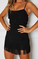 Finest Hour Mini Dress Black