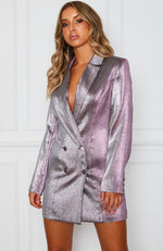 Glow Girl Blazer Dress Fuchsia