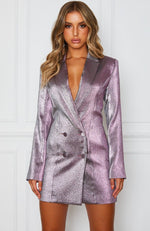 Glow Girl Blazer Dress Fuchsia