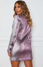 Glow Girl Blazer Dress Fuchsia