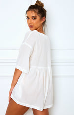 Palm Bay Playsuit White