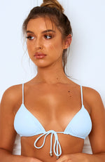 Reef Break Bikini Top Baby Blue