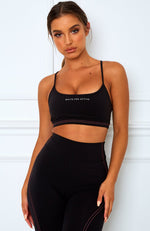 Power Hit Sports Bra Black