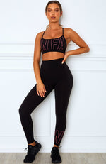 Represent Sports Bra Black