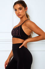 Represent Sports Bra Black