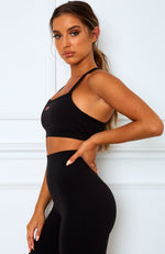 Pumpin' Sports Bra Black