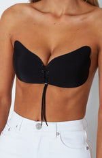 Freebra Cloth Invisible Bra Black