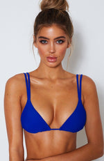 Santa Monica Bikini Top Electric Blue