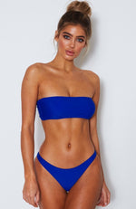 Kiki Bikini Top Electric Blue