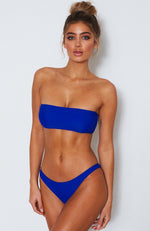 Kiki Bikini Top Electric Blue