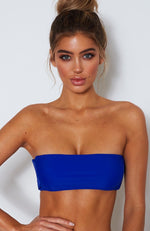 Kiki Bikini Top Electric Blue